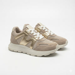 Tenis Niñas Amazing Beige
