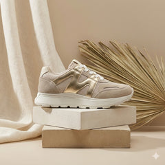 Tenis Niñas Amazing Beige