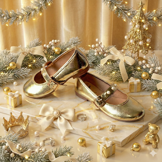 Baletas Niñas Alalá Champaña