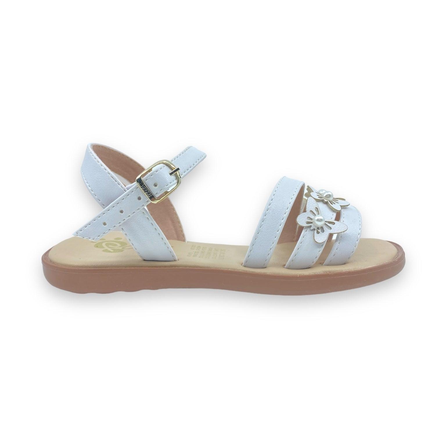 Sandalias para Niñas Blanco Puro - PAPOS