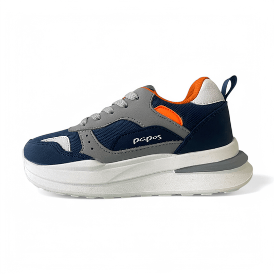 Tenis para Niños Speedy Kids Azul Naranja