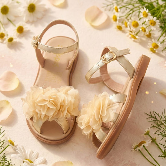 Sandalias para Niñas Rosa Champagne
