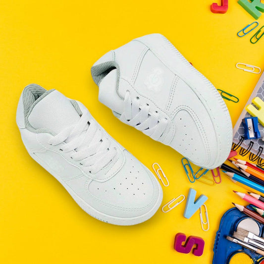 Tenis Colegiales Unisex Smart Blanco