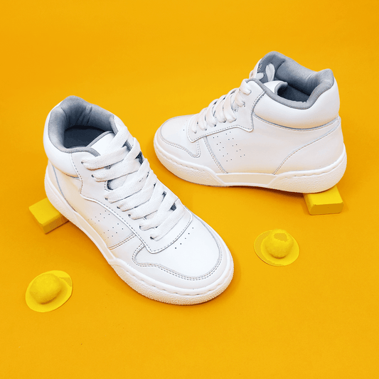 Zapatilla Colegial Unisex HighSchool Blancos - PAPOS
