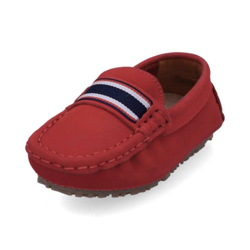 Mocasines Niños Oscar Rojos - PAPOS