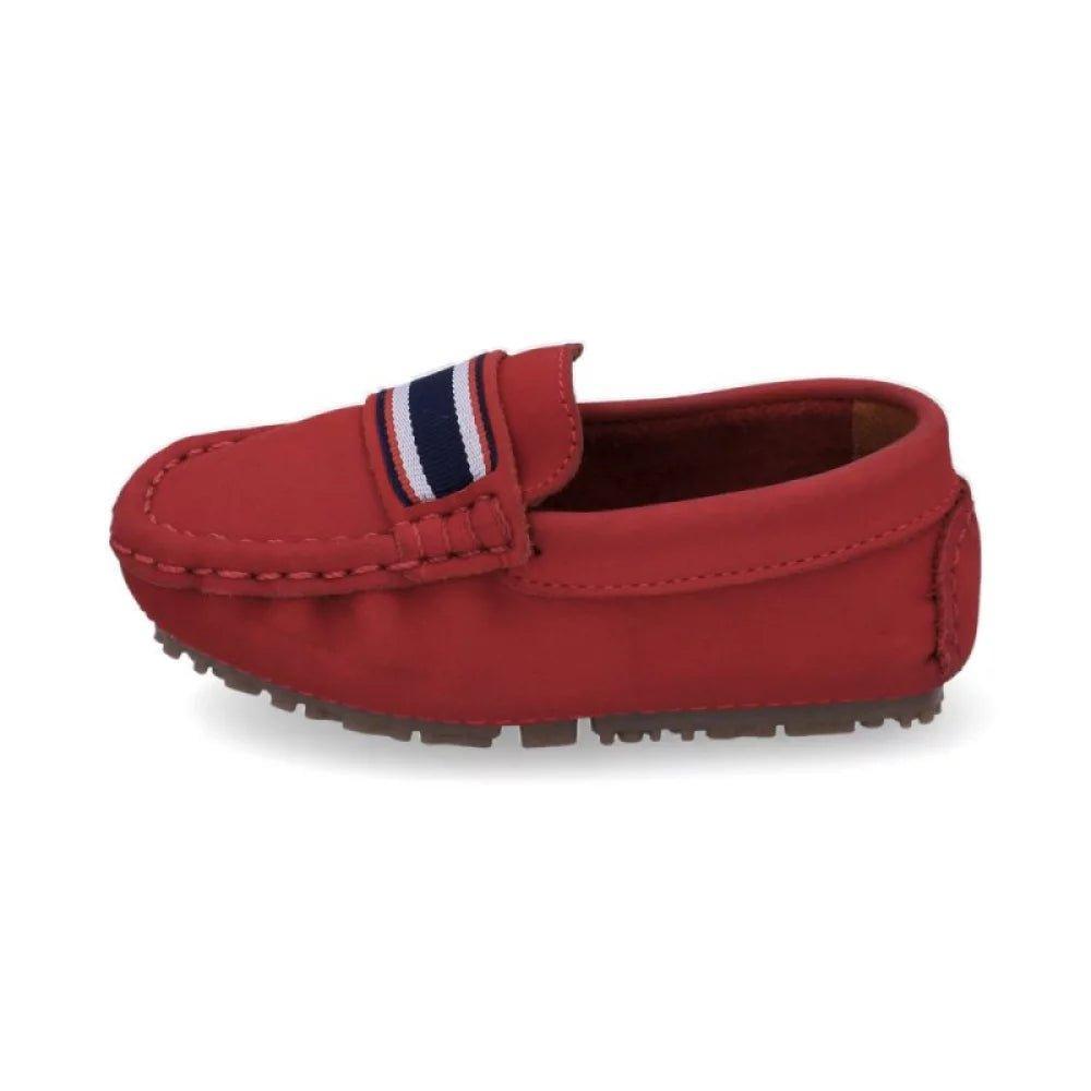 Mocasines Niños Oscar Rojos - PAPOS