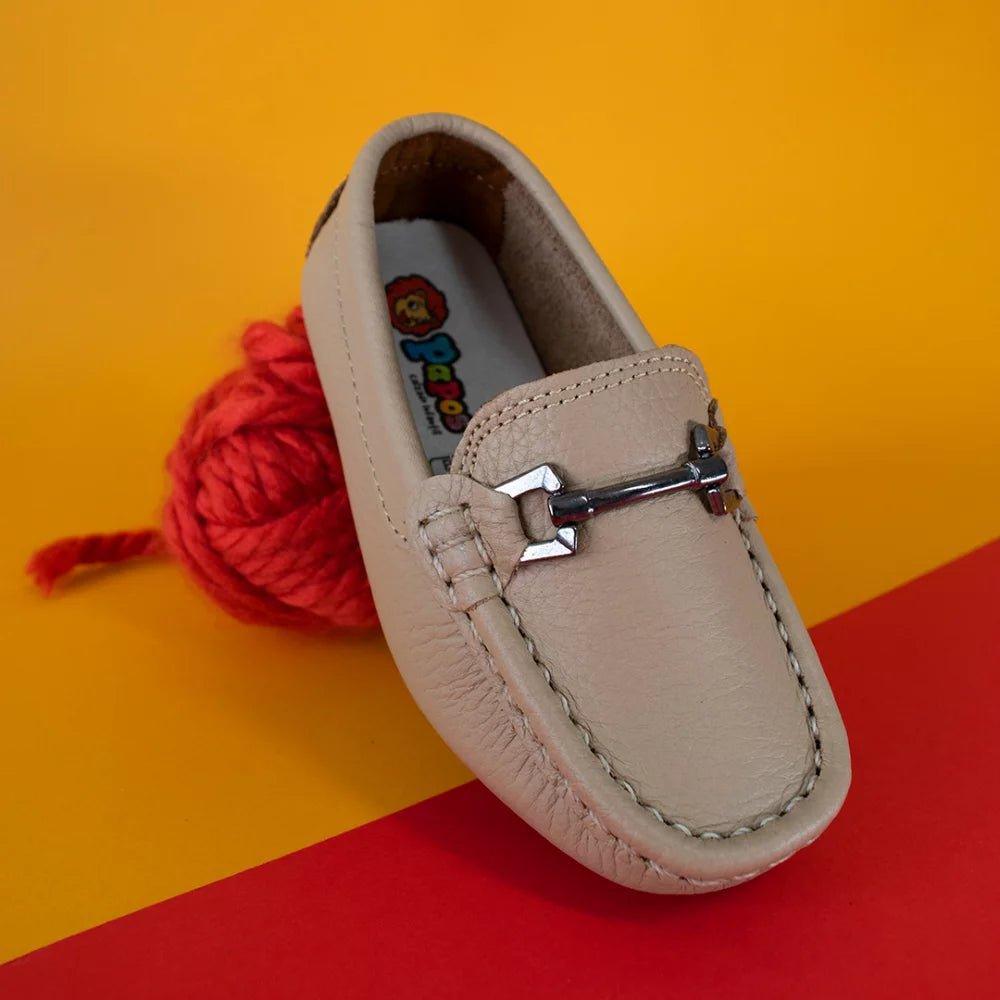 Mocasines Niños Sevillano Beige - PAPOS