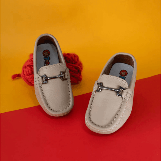 Mocasines Niños Sevillano Beige - PAPOS