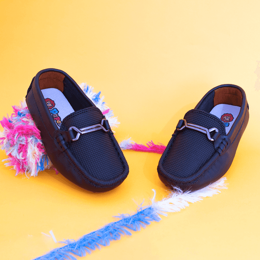 Mocasines Niños Softy Negros - PAPOS