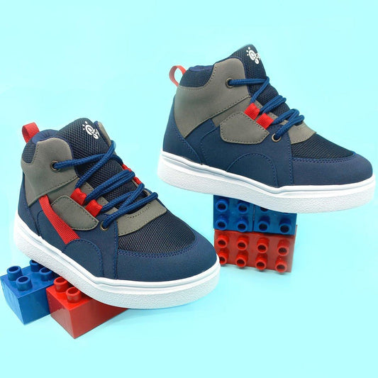 Botas Casuales Mauro Azul y Rojo - PAPOS