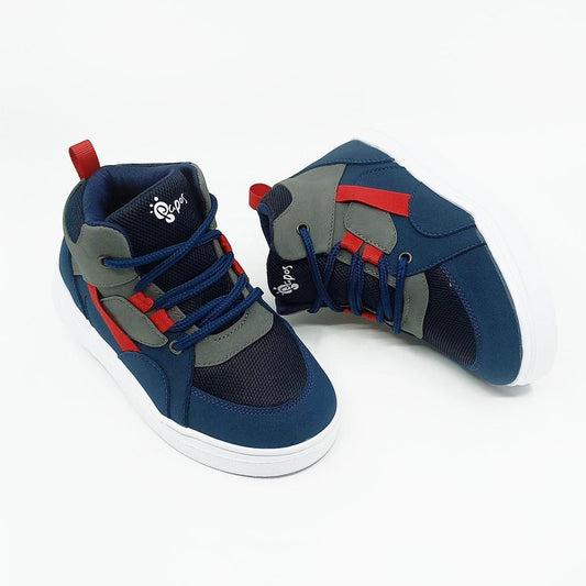 Botas Casuales Mauro Azul y Rojo - PAPOS