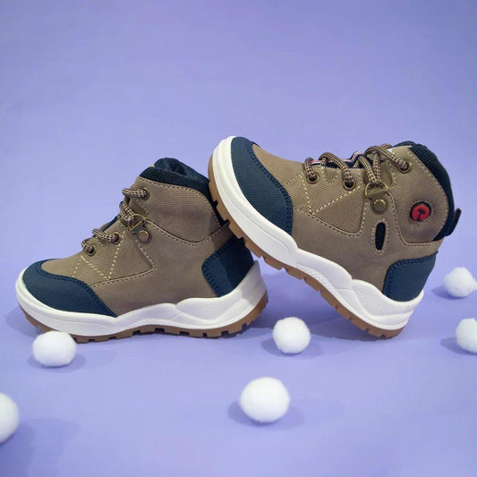 Botas Cowboy Beige y Azul - PAPOS