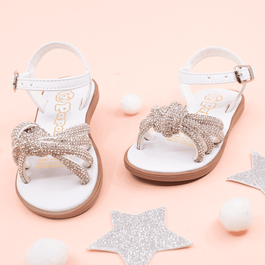 Sandalia Brilliant Blanco - PAPOS