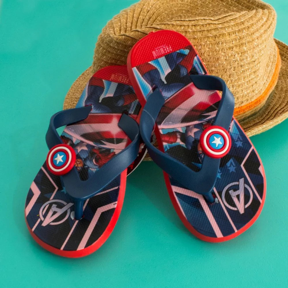 Sandalias 3Puntadas Capitan América Azul - PAPOS