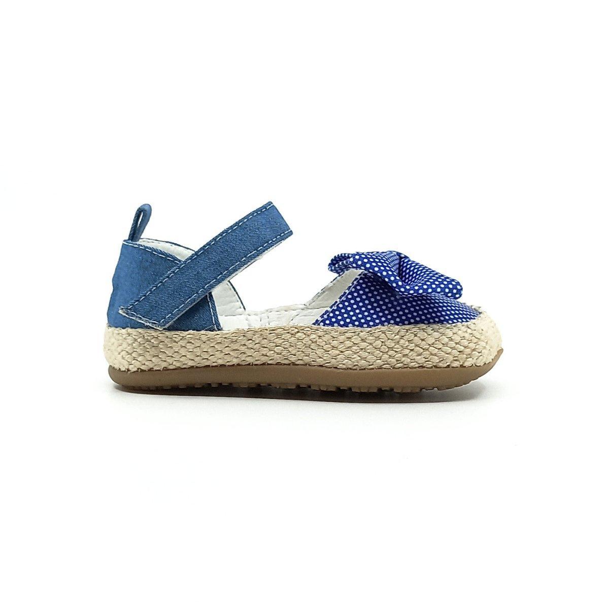 Sandalias Bebés Simona Azul Puntos - PAPOS