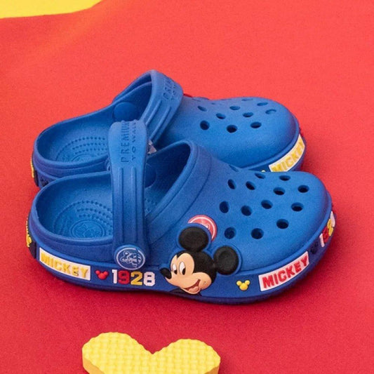 Zuecos Goma Mickey Azul para Niños - Calzado Divertido y Cómodo - PAPOS