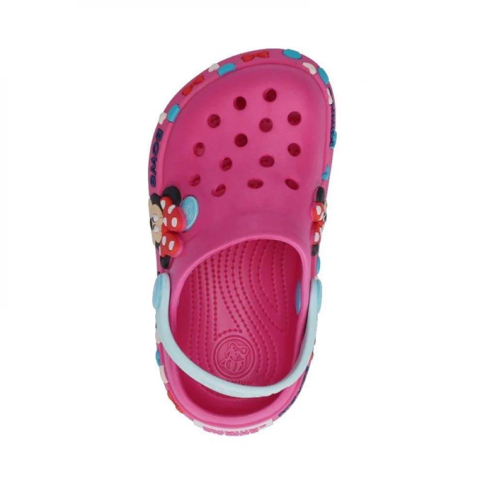 Zuecos Goma Minnie Rosado para Niños - Comodidad y Estilo para Pequeños Corazones - PAPOS