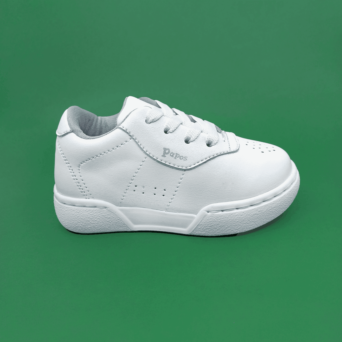 Tenis Colegiales Terreno Blancos - PAPOS