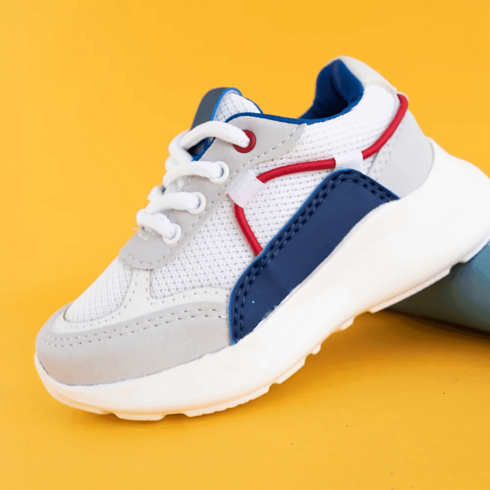 Tenis Magnific Blanco y Azul - PAPOS