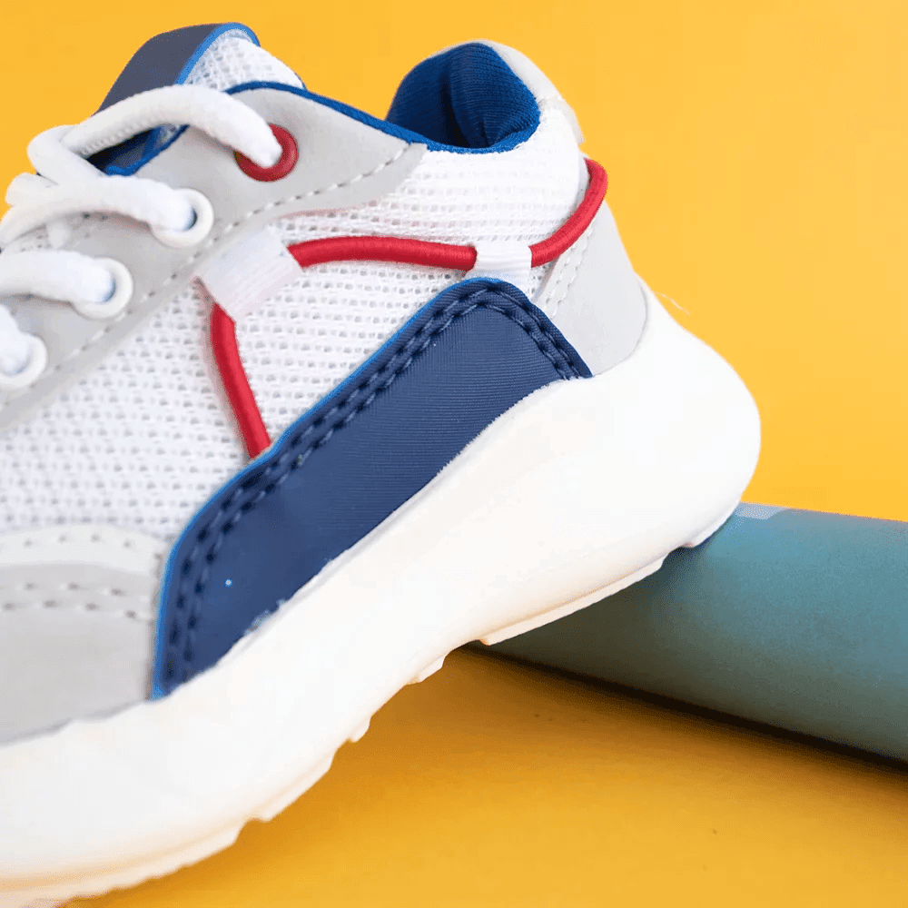 Tenis Magnific Blanco y Azul - PAPOS