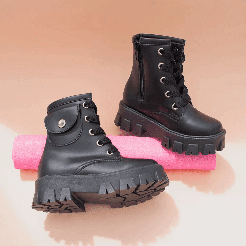 Zapatos Ninas Botas Melina Negras