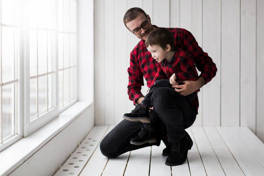 El estilo de papá: Tendencias en moda para hombres y niños - PAPOS