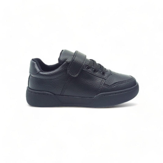 Tenis Colegiales Unisex EduStep Cordón Negros - PAPOS