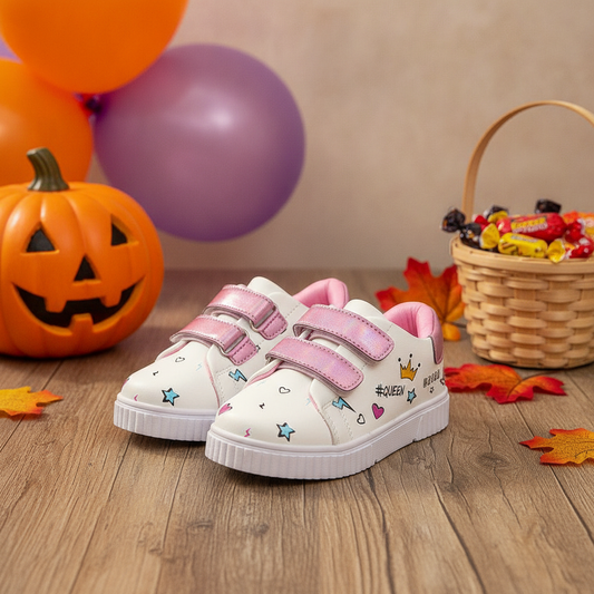Tenis Casuales Milano Queen en ambiente de Halloween
