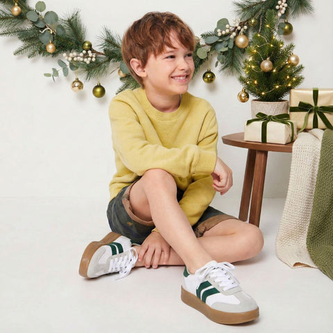 Tenis Casuales para Niños RetroStyle Verde