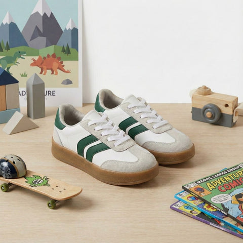 Tenis Casuales para Niños RetroStyle Verde