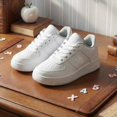 Tenis Colegiales Unisex Smart Blanco