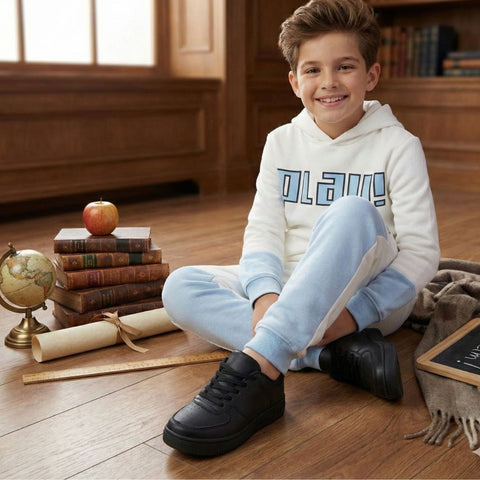 Tenis Colegiales Unisex Smart Negro