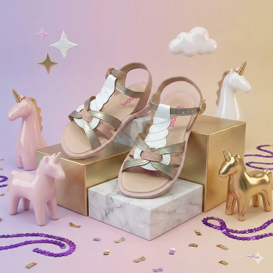 Sandalias para Niñas Encanto de Unicornio