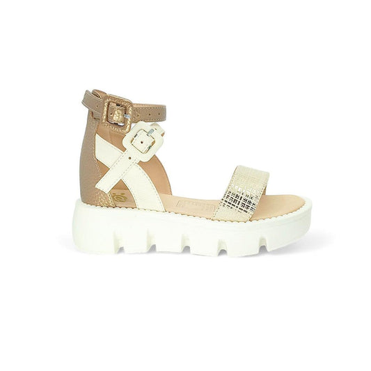 Sandalias para Niñas Glamour Natural Teen - PAPOS