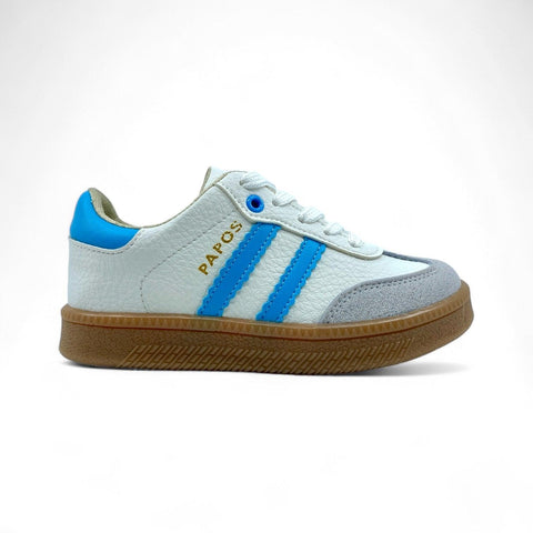 Tenis Casuales para Niños RetroStyle Azul - PAPOS