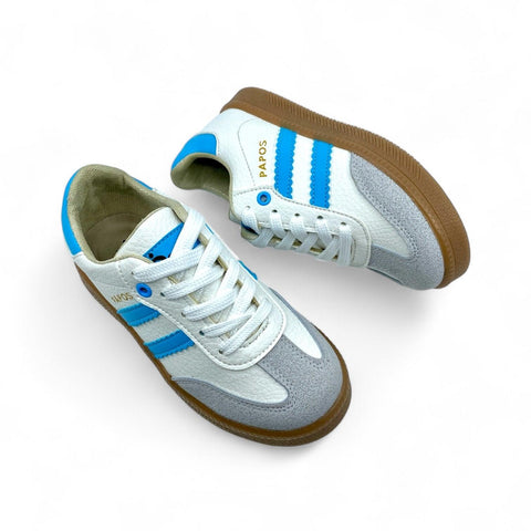 Tenis Casuales para Niños RetroStyle Azul - PAPOS