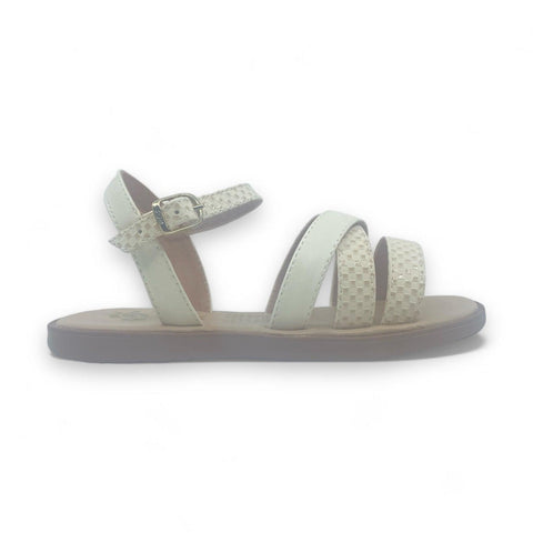 Sandalias para Niñas Trenza Beige - PAPOS