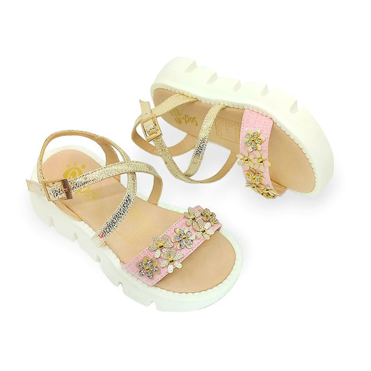 Sandalias Niñas para Primavera Rosa Teen - PAPOS