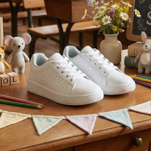 Tenis Colegiales Unisex Smart Classic Blanco