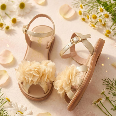 Sandalias para Niñas Rosa Champagne