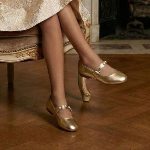 Baletas Niñas Alalá Champaña