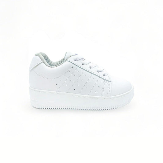 Tenis Colegiales Unisex Smart Classic Blanco - PAPOS