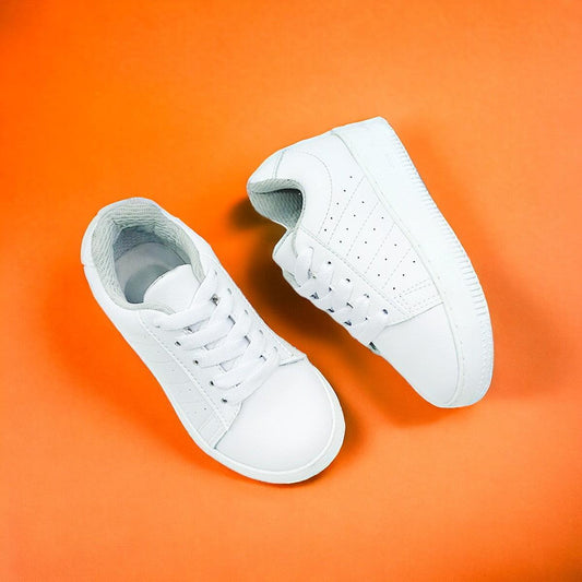 Tenis Colegiales Unisex Smart Classic Blanco - PAPOS