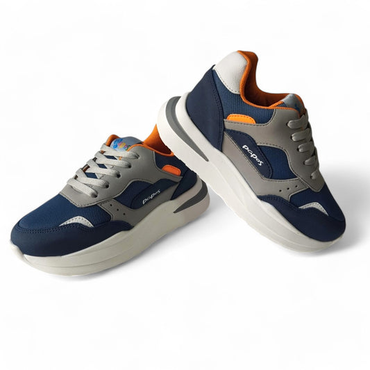 Tenis para Niños Speedy Kids Azul Naranja