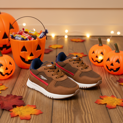 Tenis Niños Revenge Miel en ambiente de Halloween