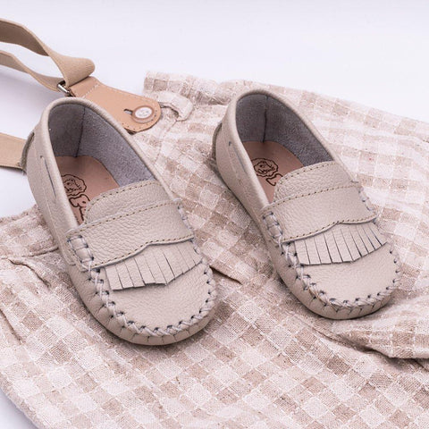 Mocasines Bebés Sueños Beige - PAPOS