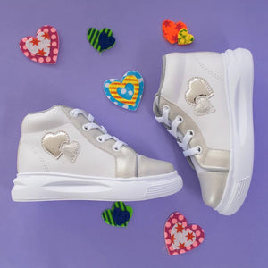 Botines Vanity Plateado - PAPOS