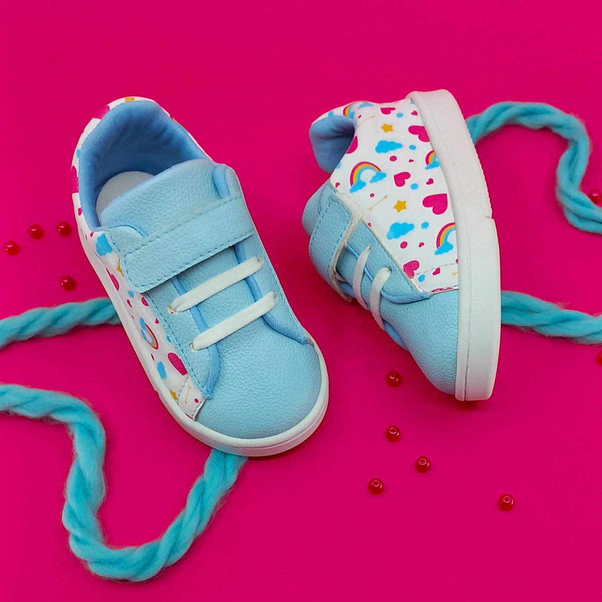 Casuales Bebés Happy Rainbow Velcro - PAPOS Zapatos Bebés