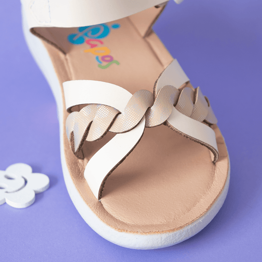 Sandalia Comfort Juana Beige - PAPOS Sandalias Niñas