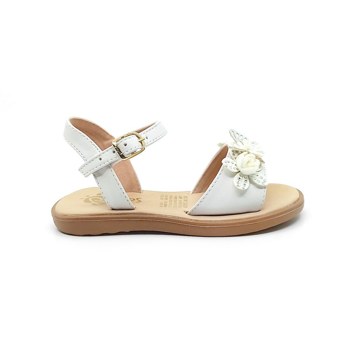 Sandalias Fantasia Flora Blanca - PAPOS